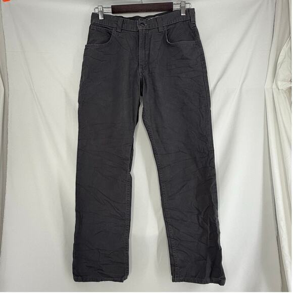 Carhartt Rugged Flex Jeans Mens 30x30 Gray Relaxed Fit Workwear Durable Denim - Picture 1 of 6